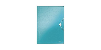 Leitz Fächermappe WOW DIN A4 Polypropylen eisblau 6 Fächer