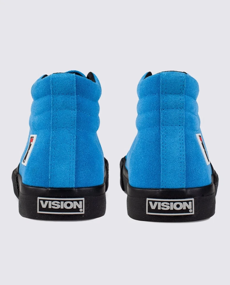 Vision Street Wear Suede High Top Skate Skateboard  New Mens 13 - Teal Blue - Image 2 of 4