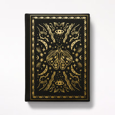 NOTA Hardcover Small Journal, Black Celestial Moth