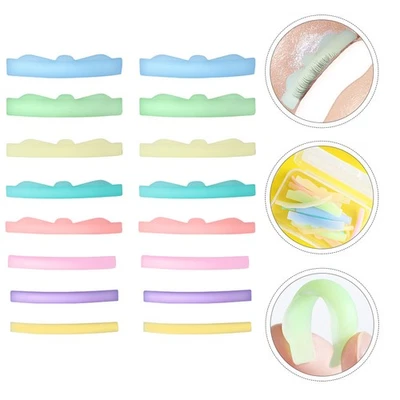 8 Pairs Reusable Silicone Eyelash Perm Gasket for Salon Use Assorted Color - Image 1 of 4