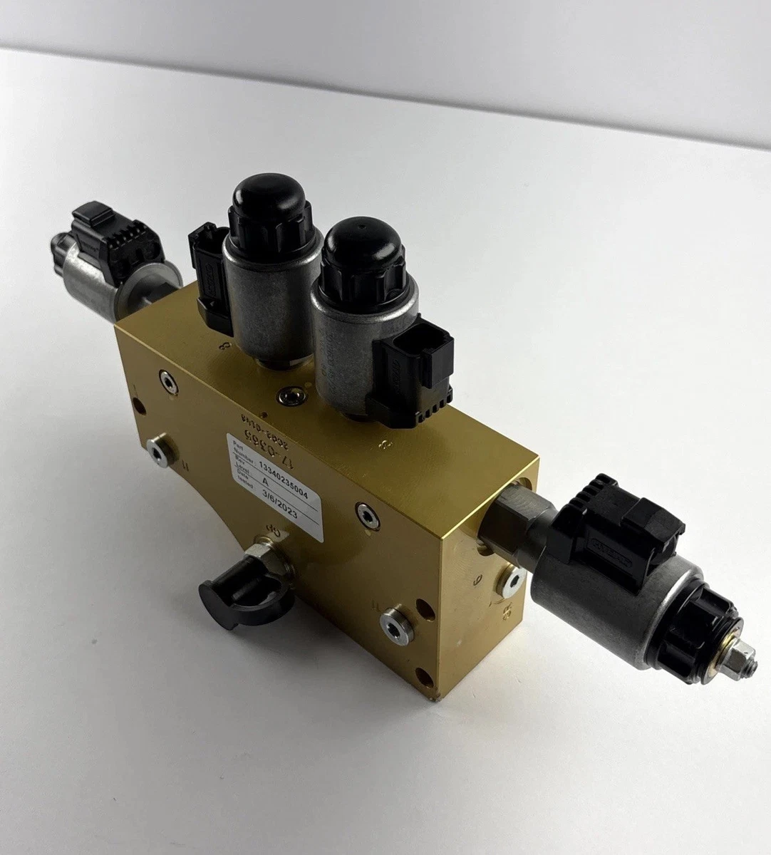 HYDAC Hydraulic Valve Manifold Assembly 13340235004 12VDC Solenoid Valves￼ photo 7