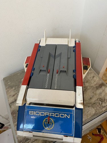 Bioman Godaikin - Base De Transport Bio Dragon - Bandai Complet En Boîte - France - 1980