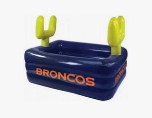 Super Bowl Party!! TruFans! Denver Broncos NFL Football Inflatable Swimming Pool