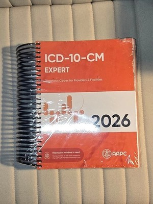 ICD-10-CM Expert 2026, new code book, Brand New - Free Shipping USA