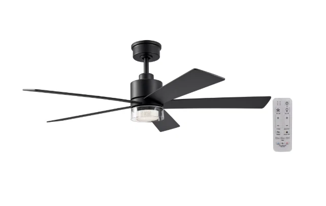 Hampton Bay Bynum 52" Smart Ceiling Fan Matte Black DC Motor LED Light Remote 🔷 - Image 4 of 4