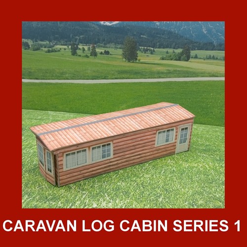 Wohnwagen statisches Heim Design 2"" Sonnenaufgang"" Modellbehälter x 3 HO Stärke 1:87 - Bild 6 von 11