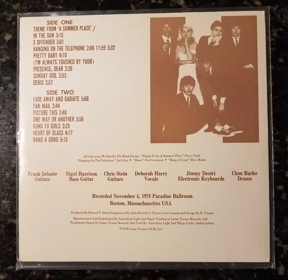 Blondie Rare 1978 PICTURE DISC Headlines LP Boston 1978 EX++/NM - Image 4 of 4