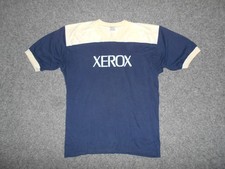 COLLEGE LANE VTG 80'S XEROX PROMO MENS XL JERSEY SINGLE 50/50 T-SHIRT