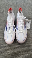 Womens Adidas F50 Elite Mid FG Soccer Cleats / White Blue Red / ID9203 / Size 11