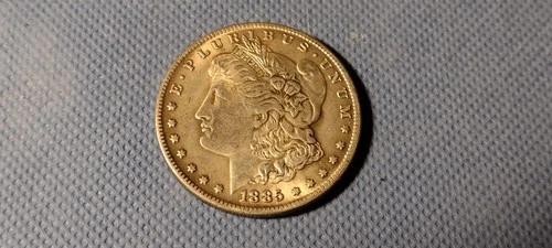 Vintage 1885 Morgan Dollar "Trick" Coin/Double Heads