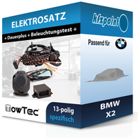 für BMW X2 11.2023-Jetzt Towtec E-Satz 13Polig Fahrzeugspezifisch NEU