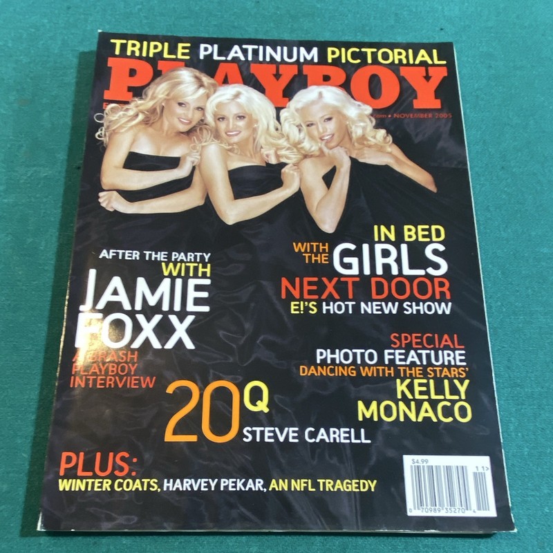 Playboy Magazine November 2005 Illustrated Issue Jamie Foxx Kelly Monaco