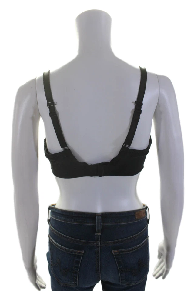 Chantelle Womens Thick Strap Underwired Bra Net Black Size 34A - Image 3 of 4