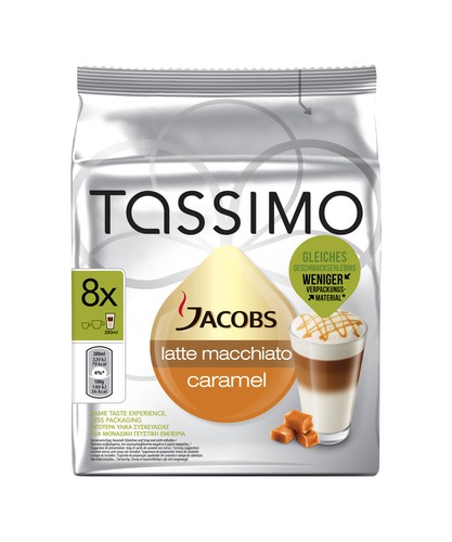 Tassimo Jacobs Latte Caramel Macchiato 