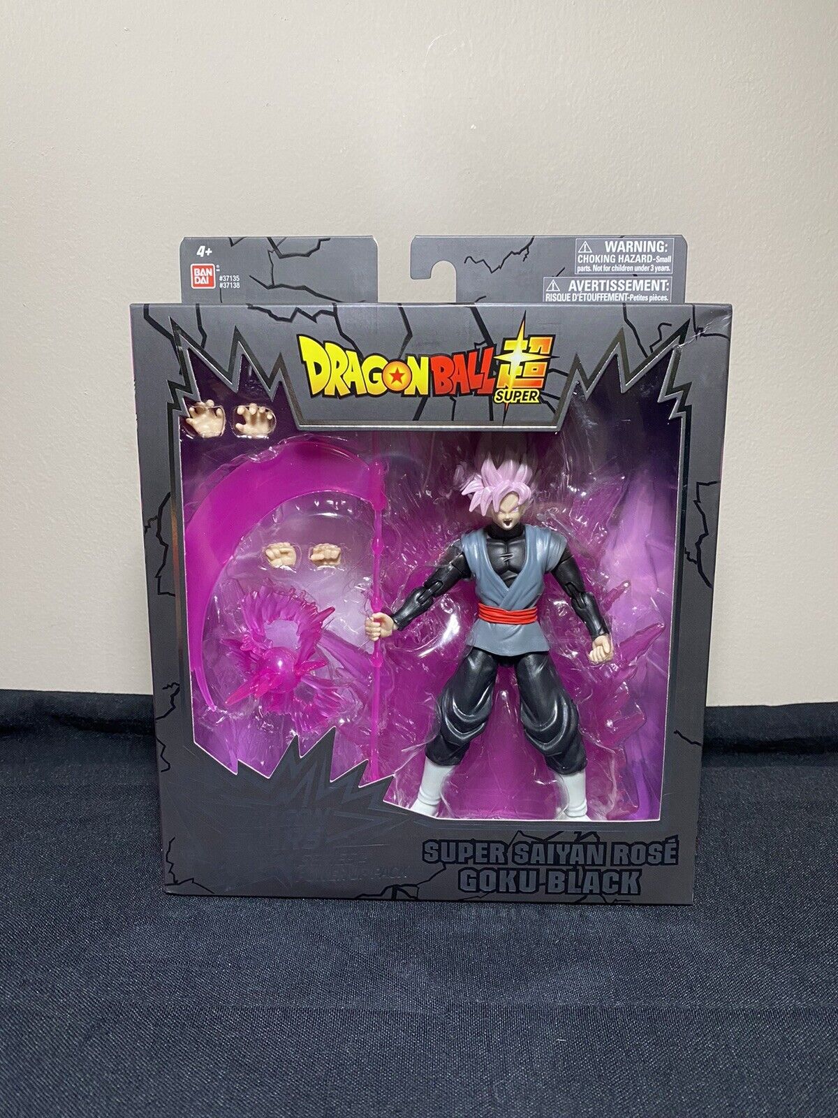 Dragon Ball Super - Dragon Stars - Super Saiyan Rose Goku Black, 6.5  Action Figure