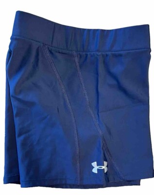 Under Armour Mid Rise Compression Short Womens XL Blue 3