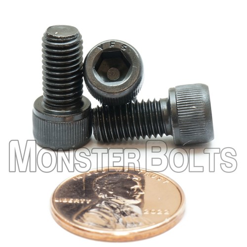 1/4-28 Socket Head Cap Screws, Alloy Steel w/ Black Oxide, US SAE Fine Thread - Picture 7 of 20