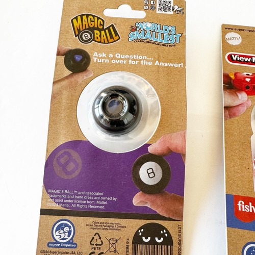 World's Smallest Toys View-Master Magic 8 Ball Etch-a-Sketch Rubik’s Cube New! - Picture 7 of 11