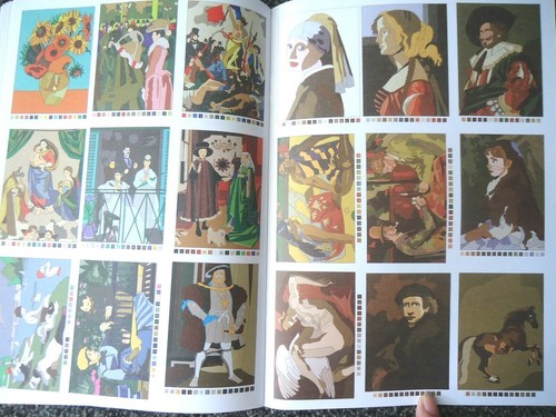 ADVANCED COLOUR BY NUMBERS - ADULTS COLOURING BOOK - ART - Famous paintings - Picture 5 of 6