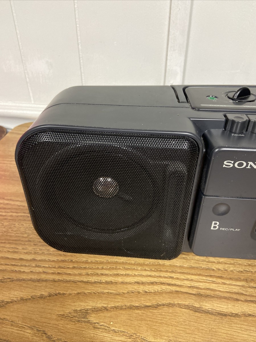 Sony Cfs-w308 Am/fm Stereo Dual Cassette Boombox Mega Bass Tested