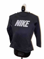 Junior Boys Nike Dri Fit Medium Black Long Sleeve Shirt