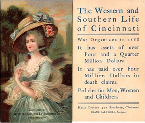 Ephemera Western Southern Life Insurance Co Cincinnati Ohio Frank Caldwell 2a Ebay