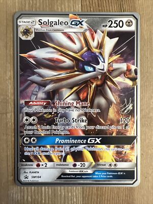 Pokmon TCG Solgaleo GX Sun & Moon Base Set SM104 World Championships 2019 NM | eBay Pokmon TCG Solgaleo GX Sun & Moon Base Set SM104 World Championships 2019 NM | eBay