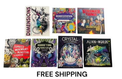 Adult Colouring Books NEW