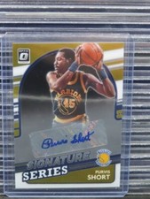 Purvis Short 2021-22 Donruss Optic Signature Series #SS-PVS Warriors Auto Card