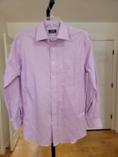Chaps Men's Stretch Collar/ Non Iron Regular-Fit Shirt. Sz 16.5 34/35. NEW