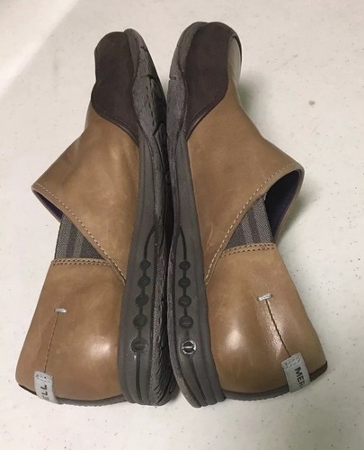Merrell Entice Saddle Slip On Shoes Women's sz 6-Brown Ortholite Clogs, Loafers - Picture 5 of 8
