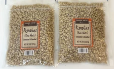 2 Pack New Trader Joe's Unroasted & Unsalted Pignolias Pine Nuts 8oz Each