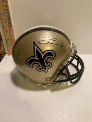 NFL NEW ORLEANS SAINTS BRANDON COOK SIGNED MINI HELMET with TRISTAR COA ...