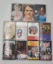 Country/Rock 80s/90s Cassette Tape Lot Of 11 Dolly, Jets, Elvis, Dayne, Estevan