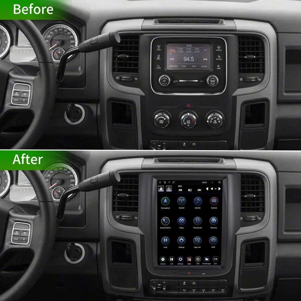 Linkswell GEN 4 Android Car Radio Stereo For Dodge RAM 1500 2500 3500 2013-2018 - Image 4 of 4