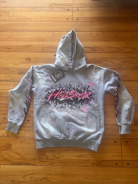 hellstar hoodie パーカー Buy Hellstar Future Flame Hoodie 'Grey' - 9357 1FW230106FFH