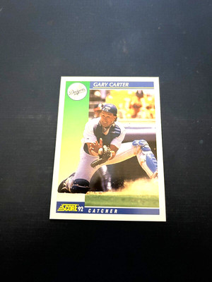 1992 Score Baseball Gary Carter #489 HOF Factory Set Break NM-MT