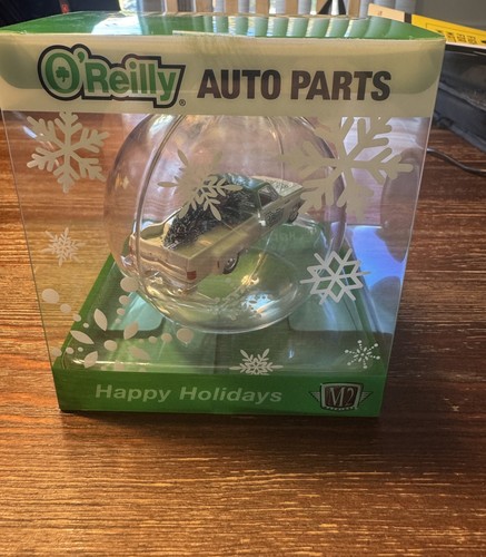 2024 O'Reilly Auto Parts '75 Chevy Dually Christmas Ornament 1:64 Scale Diecast - Picture 2 of 5