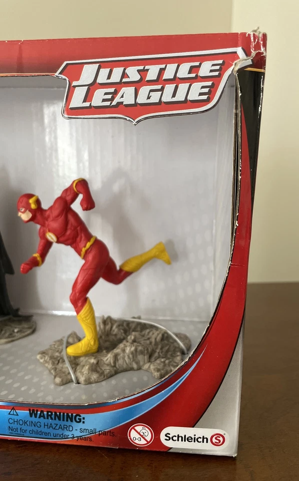 SCHLEICH DC LIGA DE LA JUSTICIA 4 figuras Superman, Batman, Flash Foto 2 de 4