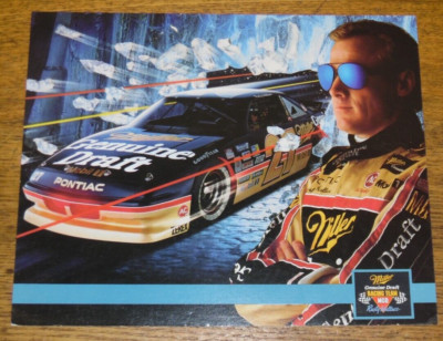 1990s Miller Genuine Draft Racing Team MGD Info Photo - Rusty Wallace - 10''