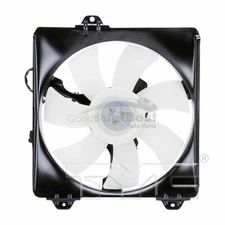 One New TYC A/C Condenser Fan Assembly 610460 1671128180 for Toyota