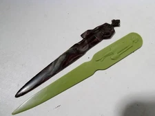 2 Vtg FULLER Brush Co. Advertising LETTER OPENERS Promotional Sales