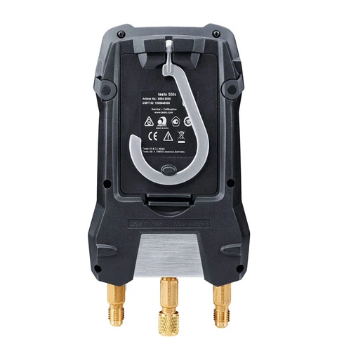 Testo 550s Digital Manifold Kit Refrigeration Meter 0564 5501 w/ 2x Clamp Probes - Picture 3 of 7