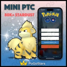 Pokémon PTC Go - Shiny Growlithe Kanto - 80K Stardust✨Read Description✨
