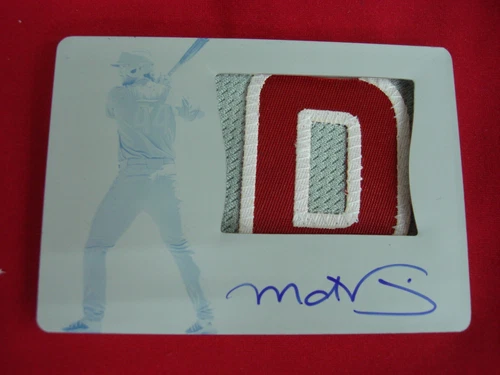 2022 PANINI NATIONAL TREASUERS MATT VIERLING PRINTING PLATE AUTO JERSEY CARD 1/1