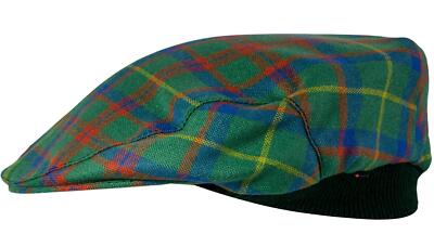 Herren Tartan Flatcap MacIntosh Jagd uralt Tartan kariert schottisch hergestellt Mütze