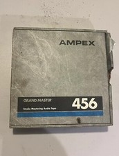 Ampex Grand Master 456 Studio Mastering Audio Tape 10.5" X 2” Wide Reel To Reel