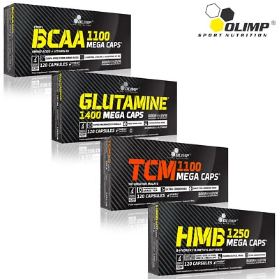 BCAA AMINOSÄUREN + GLUTAMIN-ZUSÄTZE + KREATINMALAT + HMB - Muskelwachstum - Bild 1 von 4