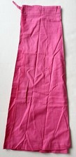 Pink Sari Petticoat Cotton Stitched Adjustable Waist Saree Underskirt L-37"