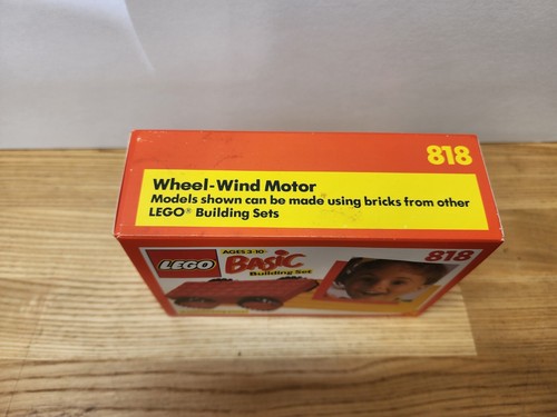 Vintage Lego Basic Building Set 818, New Old Stock-Clean Box, No Marks - Picture 2 of 7